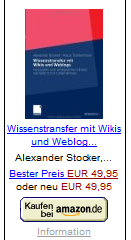 Wissenstransfer mit Wikis und Webblogs von A. Stocker / K. Tochtermann