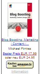 Firnkes, Michael: Blog Boosting