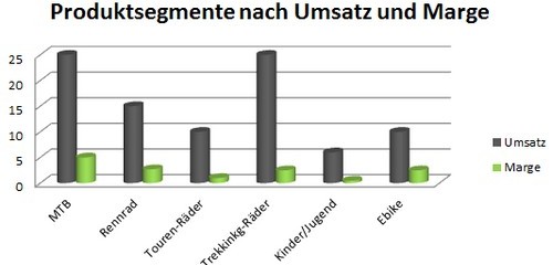 Portfolio-Analyse mit Produktdaten aus dem Unternehmen (IV)